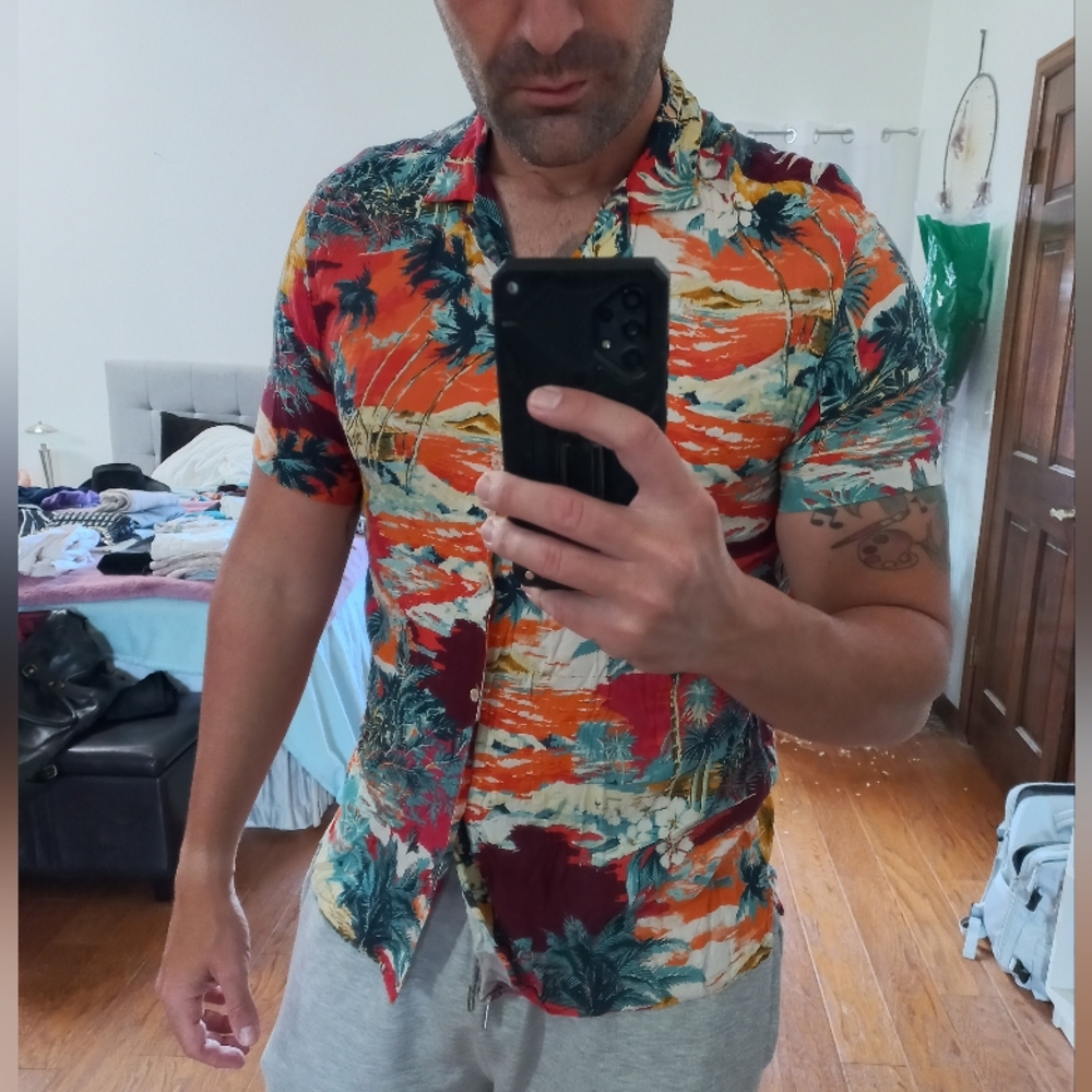 Zara summer Hawaiian style shirt